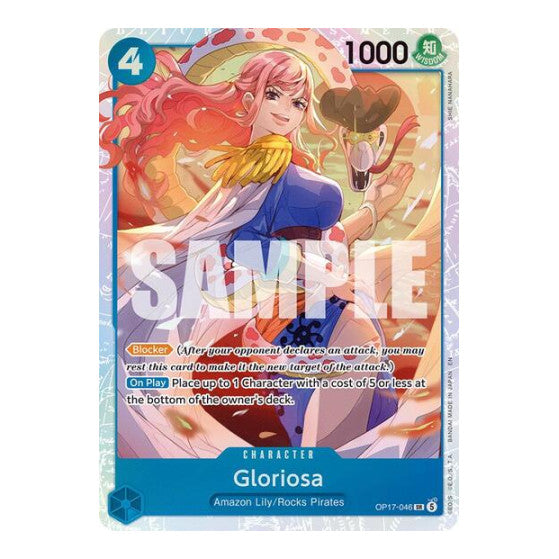 Gloriosa (OP17) #OP17-046 Super Rare (Foil Near Mint) The World's Strongest Warriors One Piece Card Game: 2026