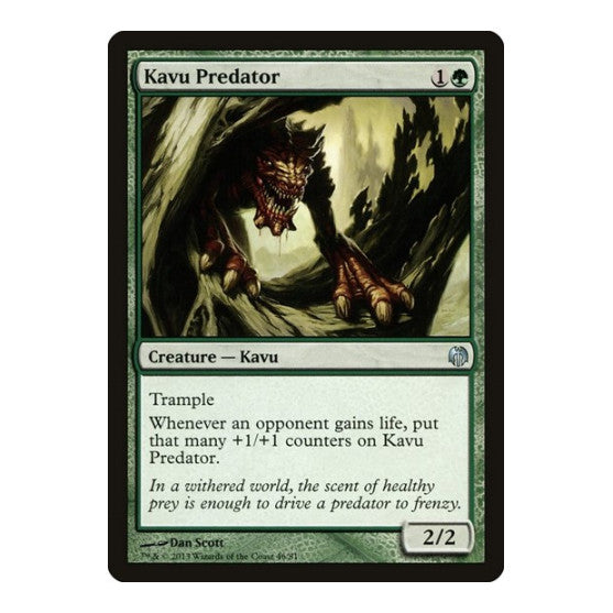 Kavu Predator (DDL) #46 Uncommon (Heavily Played) Duel Decks: Heroes vs. Monsters Magic: The Gathering: 2013