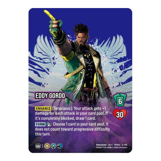 Eddy Gordo (TK8) #TK802 3/185 CH-C (Near Mint) TEKKEN 8 UniVersus: 2026