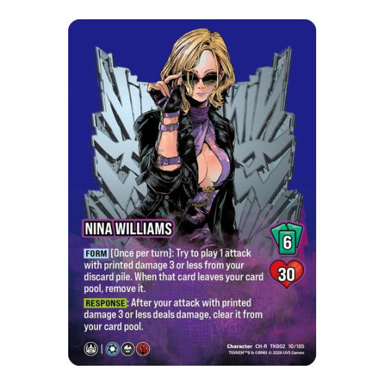Nina Williams (TK8) #TK802 10/185 CH-R-ALT (Near Mint) TEKKEN 8 UniVersus: 2026