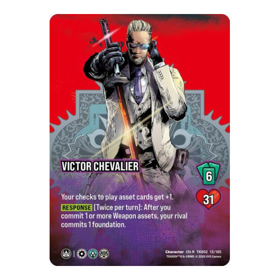 Victor Chevalier (TK8) #TK802 13/185 CH-R (Near Mint) TEKKEN 8 UniVersus: 2026