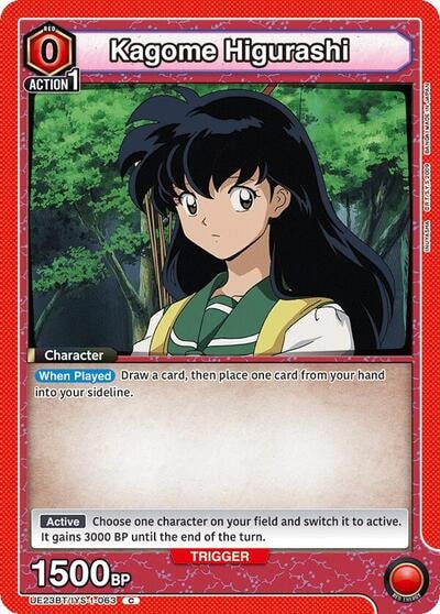 Kagome Higurashi 063 Box Topper Foil (UE23BT) #UE23BT/IYS-1-063 Common (Foil Near Mint) UE23BT: Inuyasha Union Arena: 2026
