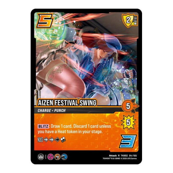 Aizen Festival Swing (TK8) #TK802 84/185 Rare (Foil Near Mint) TEKKEN 8 UniVersus: 2026