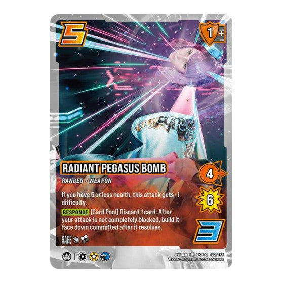 Radiant Pegasus Bomb (TK8) #TK802 122/185 Ultra Rare (Foil Near Mint) TEKKEN 8 UniVersus: 2026
