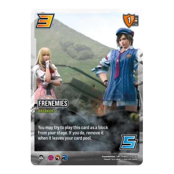Frenemies (TK8) #TK802 153/185 Ultra Rare (Foil Near Mint) TEKKEN 8 UniVersus: 2026