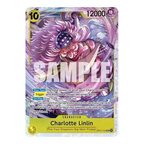 Charlotte Linlin (112) (OP17) #OP17-112 Super Rare (Foil Near Mint) The World's Strongest Warriors One Piece Card Game: 2026