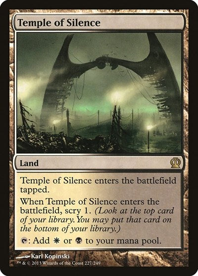 Temple of Silence (THS) #227 Rare (Lightly Played) Theros Magic: The Gathering: 2013