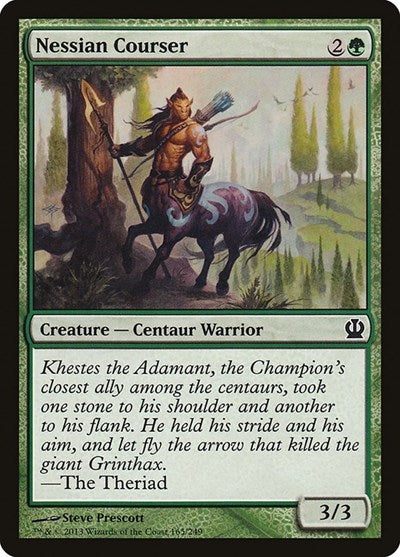 Nessian Courser (THS) #165 Common (Lightly Played) Theros Magic: 2013