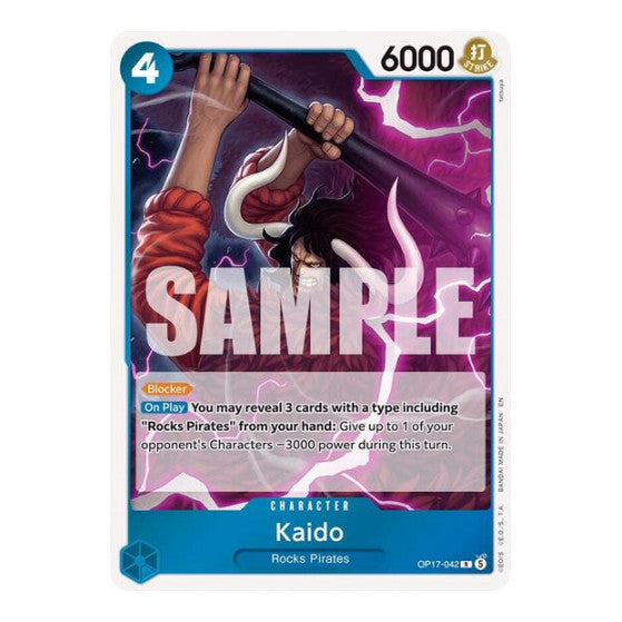 Kaido (042) (OP17) #OP17-042 Rare (Foil Near Mint) The World's Strongest Warriors One Piece Card Game: 2026