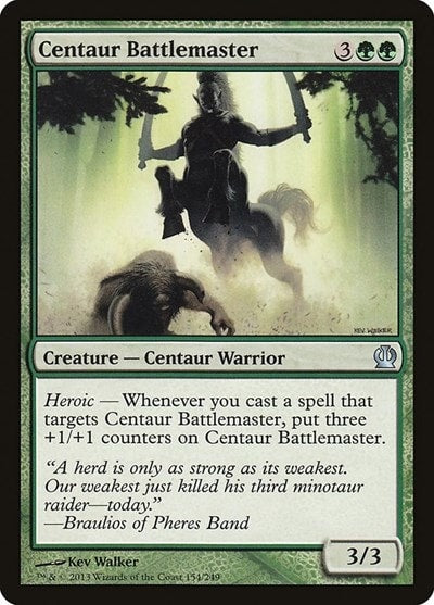 Centaur Battlemaster (THS) #154 Uncommon Theros Magic: The Gathering: 2013
