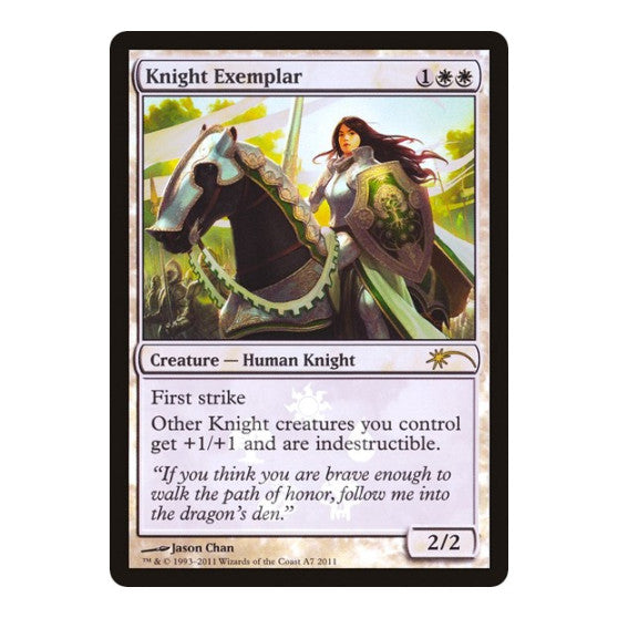 Knight Exemplar (MEDIA) #A7 Promo (Foil Moderately Played) Media Promos Magic: The Gathering: 2026