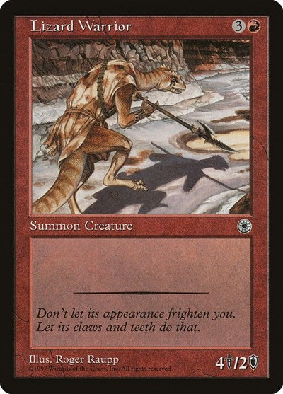 Lizard Warrior (POR) #139 Common (Lightly Played) Portal Magic: 1997