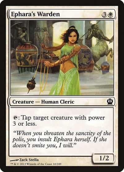 Epharas Warden (THS) #10 Common (Lightly Played) Theros Magic: 2013