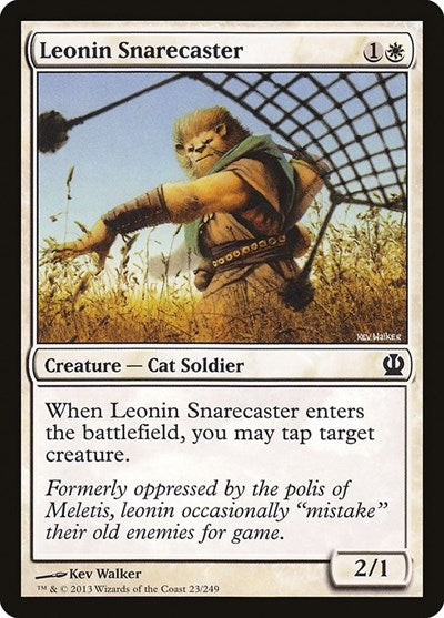 Leonin Snarecaster (THS) #23 Common (Lightly Played) Theros Magic: 2013