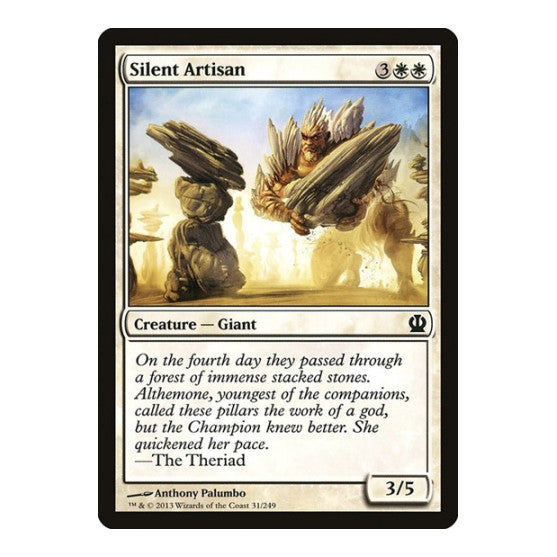 Silent Artisan (THS) #31 Common (Lightly Played) Theros Magic: The Gathering: 2013