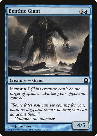 Benthic Giant (THS) #41 Common (Moderately Played) Theros Magic: The Gathering: 2013