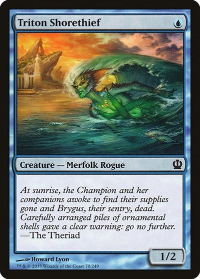 Triton Shorethief (THS) #70 Common (Lightly Played) Theros Magic: 2013