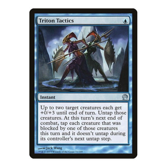 Triton Tactics (THS) #71 Uncommon (Lightly Played) Theros Magic: The Gathering: 2013