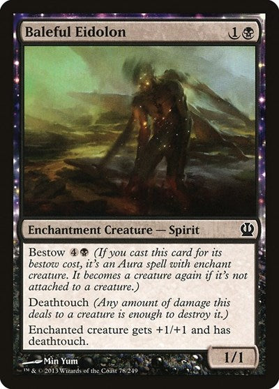 Baleful Eidolon (THS) #78 Common (Lightly Played) Theros Magic: The Gathering: 2013
