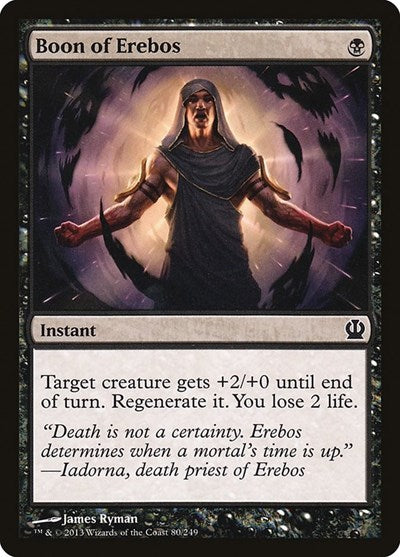 Boon of Erebos (THS) #80 Common (Lightly Played) Theros Magic: 2013