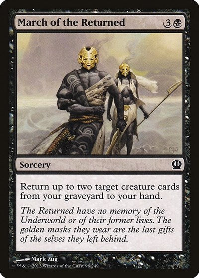 March of the Returned (THS) #96 Common (Lightly Played) Theros Magic: 2013