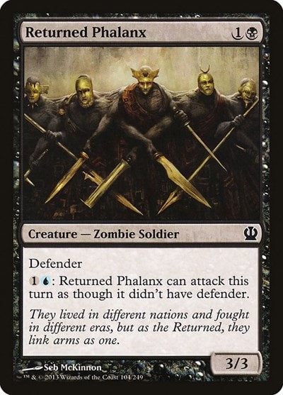 Returned Phalanx (THS) #104 Common Theros Magic: The Gathering: 2013