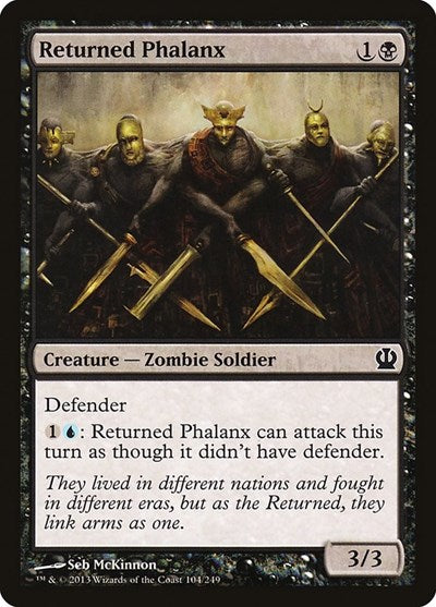 Returned Phalanx (THS) #104 Common Theros Magic: 2013