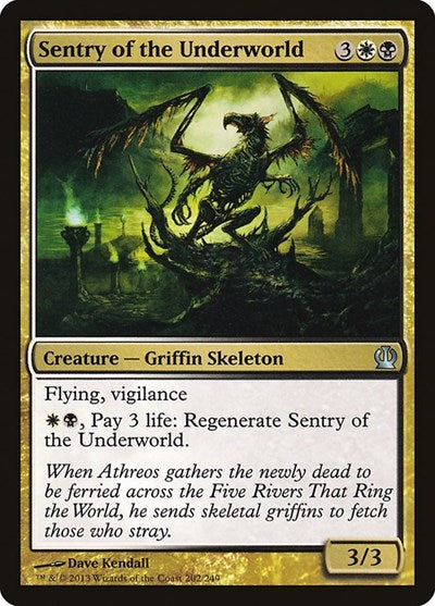 Sentry of the Underworld (THS) #202 Uncommon (Lightly Played) Theros Magic: The Gathering: 2013