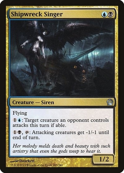 Shipwreck Singer (THS) #203 Uncommon (Lightly Played) Theros Magic: The Gathering: 2013