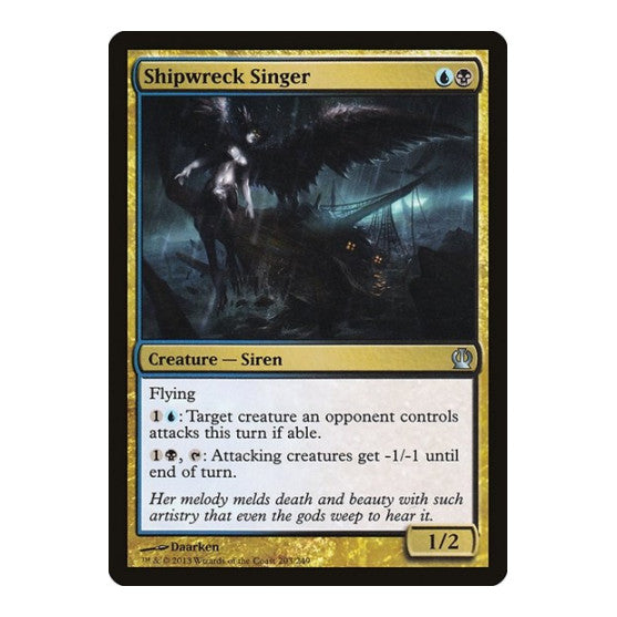 Shipwreck Singer (THS) #203 Uncommon (Lightly Played) Theros Magic: The Gathering: 2013