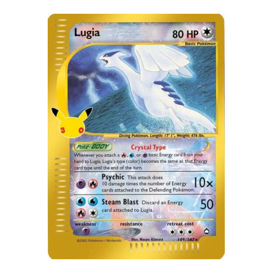 Lugia (30C) #149/147 Classic Collection (Holofoil Near Mint) ME: 30th Celebration Classic Collection Pokemon: 2026