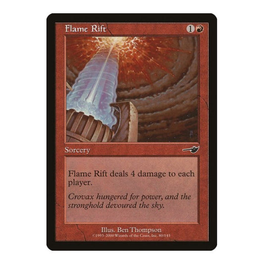 Flame Rift (NMS) #80 Common Nemesis Magic: The Gathering: 2000