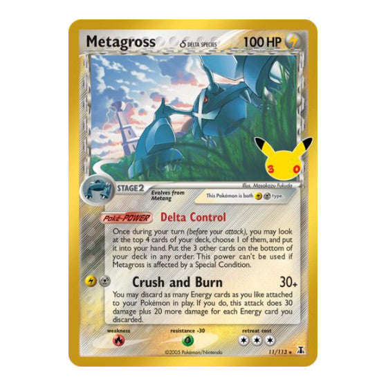 Metagross (Delta Species) (30C) #11/113 Classic Collection (Holofoil Near Mint) ME: 30th Celebration Classic Collection Pokemon: 2026