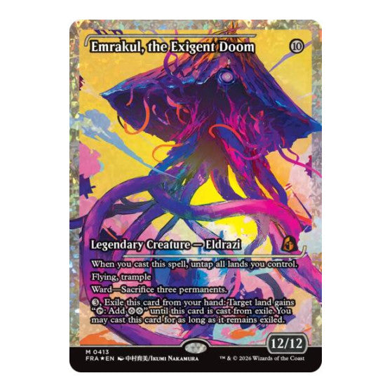 Emrakul, the Exigent Doom (Showcase) (Fracture Foil) (FRA) #413 Mythic Rare (Foil Lightly Played) Reality Fracture Magic: The Gathering: 2026