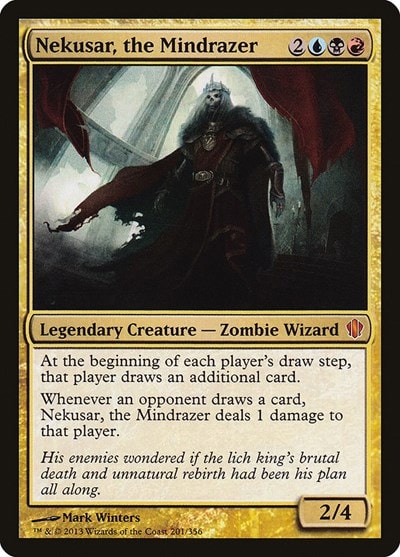 Nekusar the Mindrazer (C13) #201 Mythic Rare (Near Mint) Commander 2013 Magic: The Gathering: 2013