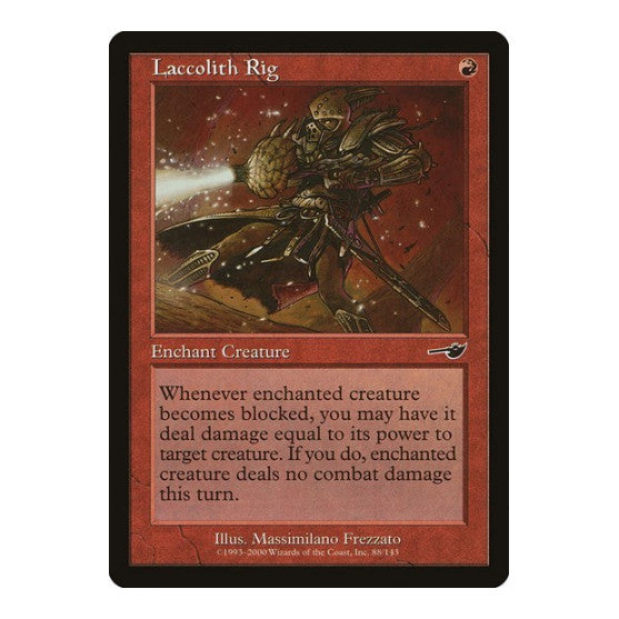 Laccolith Rig (NMS) #88 Common (Lightly Played) Nemesis Magic: The Gathering: 2000