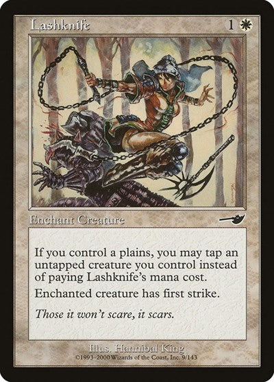 Lashknife (NMS) #9 Common (Lightly Played) Nemesis Magic: The Gathering: 2000