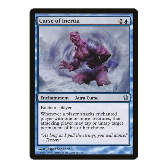 Curse of Inertia (C13) #36 Uncommon (Lightly Played) Commander 2013 Magic: The Gathering: 2013