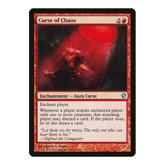 Curse of Chaos (C13) #105 Uncommon (Lightly Played) Commander 2013 Magic: The Gathering: 2013