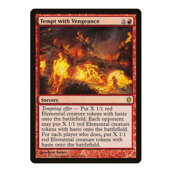 Tempt with Vengeance (C13) #125 Rare (Heavily Played) Commander 2013 Magic: The Gathering: 2013