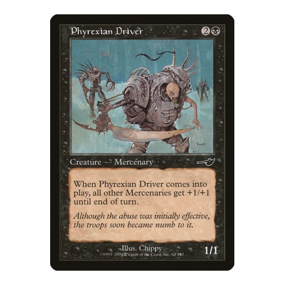 Phyrexian Driver (NMS) #64 Common (Moderately Played) Nemesis Magic: The Gathering: 2000