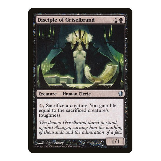 Disciple of Griselbrand (C13) #74 Uncommon (Moderately Played) Commander 2013 Magic: The Gathering: 2013
