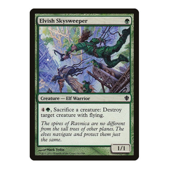 Elvish Skysweeper (C13) #143 Common (Lightly Played) Commander 2013 Magic: The Gathering: 2013
