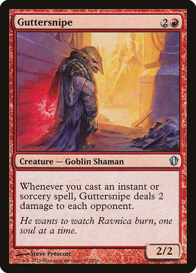 Guttersnipe (C13) #112 Uncommon (Heavily Played) Commander 2013 Magic: The Gathering: 2013