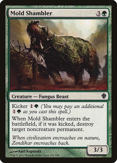 Mold Shambler (C13) #156 Common (Near Mint) Commander 2013 Magic: The Gathering: 2013