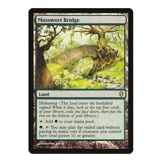 Mosswort Bridge (C13) #307 Rare (Heavily Played) Commander 2013 Magic: The Gathering: 2013