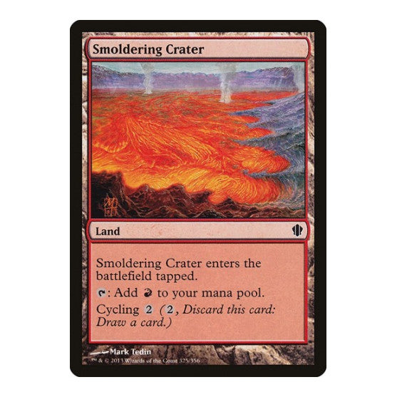 Smoldering Crater (C13) #325 Common (Lightly Played) Commander 2013 Magic: The Gathering: 2013