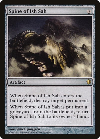 Spine of Ish Sah (C13) #260 Rare (Heavily Played) Commander 2013 Magic: The Gathering: 2013