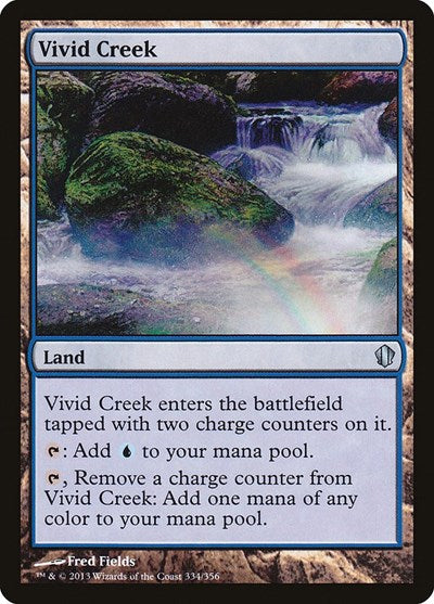 Vivid Creek (C13) #334 Uncommon (Lightly Played) Commander 2013 Magic: 2013