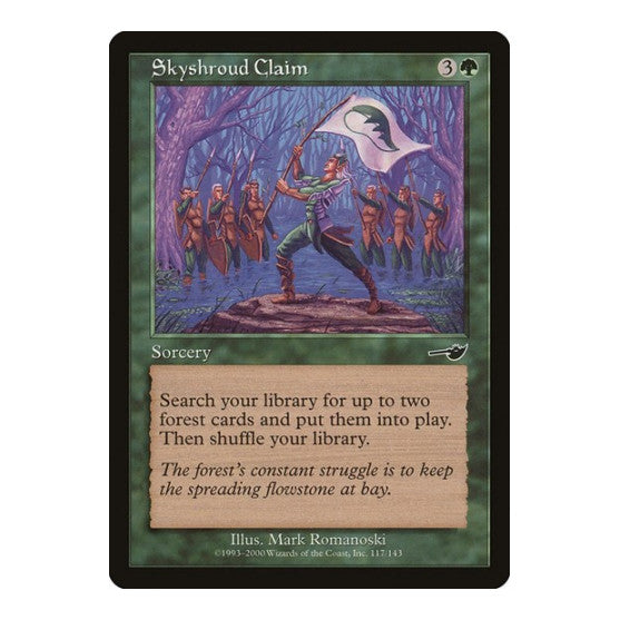 Skyshroud Claim (NMS) #117 Common (Lightly Played) Nemesis Magic: The Gathering: 2000